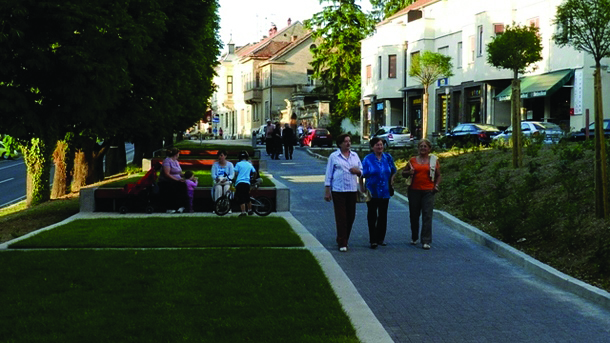 Cardinal Stepinac Square in Jastrebarsko