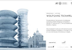 Wolfgang Tschapeller, predavanje u suradnji s Oris kućom arhitekture