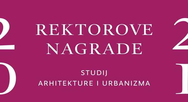 Dobitnici Rektorove nagrade za akademsku godinu 2020./21.
