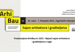 Predstavljamo ArhiBau.hr 2023 – Najveći sajam arhitekture  i graditeljstva u regiji