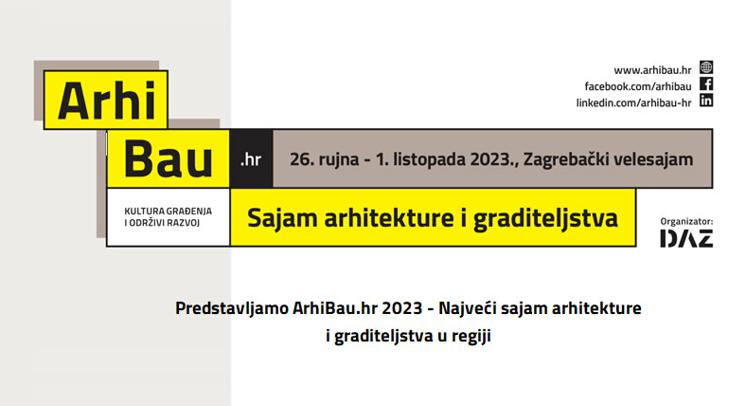 Predstavljamo ArhiBau.hr 2023 - Najveći sajam arhitekture  i graditeljstva u regiji