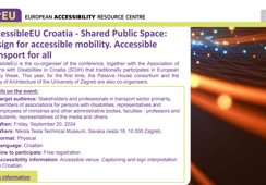 Konferencija "Zajednički javni prostor – dizajn za pristupačnu mobilnost"