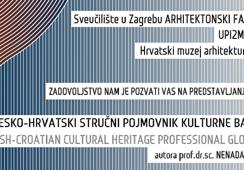 Promocija knjige Englesko-hrvatski stručni pojmovnik kulturne baštine autora Nenada Lipovca